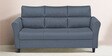 Oliver Fabric 3 Seater Sofa  In  Blue Colour