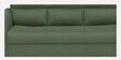 Oliver Fabric 3 Seater Sofa  In  Green Colour
