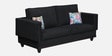 Osbert Fabric 3 Seater Sofa In Charcoal Grey Colour