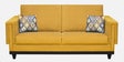 Osbert Fabric 3 Seater Sofa In Gold Yellow Colour