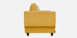 Osbert Fabric 3 Seater Sofa In Gold Yellow Colour