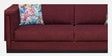 Osbert Fabric 3 Seater Sofa In Royal Maroon Colour