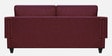 Osbert Fabric 3 Seater Sofa In Royal Maroon Colour