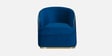 Victoria Velvet Sofa Set In Blue Colour (3+1+1)