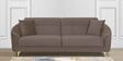 Victoria Velvet 3 Seater Sofa In Brown Colour