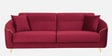 Victoria Velvet 3 Seater Sofa In Maroon Colour
