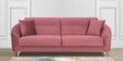 Victoria Velvet 3 Seater Sofa In Onion Pink Colour
