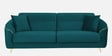 Victoria Velvet 3 Seater Sofa In Teal Colour