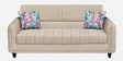 Winston Fabric 3 Seater Sofa In Beige Colour