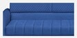Winston Fabric 3 Seater Sofa In Blue Colour