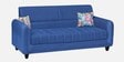 Winston Fabric 3 Seater Sofa In Blue Colour
