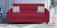 Winston Fabric 3 Seater Sofa In Maroon Colour