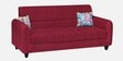 Winston Fabric 3 Seater Sofa In Maroon Colour