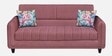 Winston Fabric 3 Seater Sofa In Onion Pink Colour