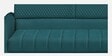 Winston Fabric 3 Seater Sofa In Teal Green Colour