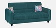 Winston Fabric 3 Seater Sofa In Teal Green Colour