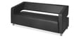 Arrow 3 Seater Sofa in Black Colour Arrow 3 Seater Sofa in Black Colour