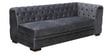 Arlo Velvet RHS Sectional Sofa (3 + Lounger) in Fossil Grey Colour