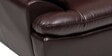 Arthur Leatherette 3 Seater Sofa in Dark Brown Colour