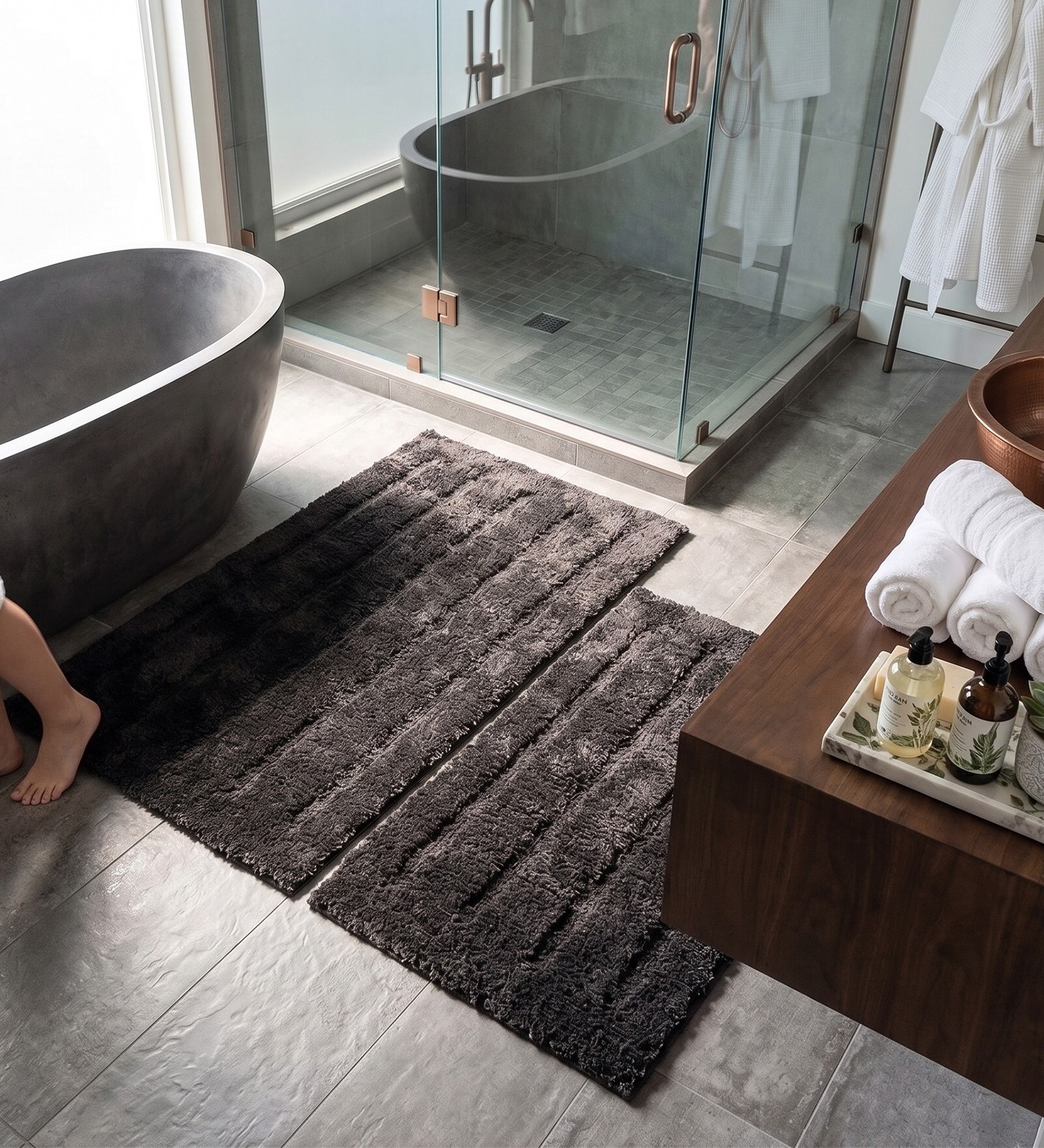 Arabic Coffee Microfiber 16x24 Inches Super Soft Bath Mat Arabic Coffee Microfiber 16x24 Inches Super Soft Bath Mat