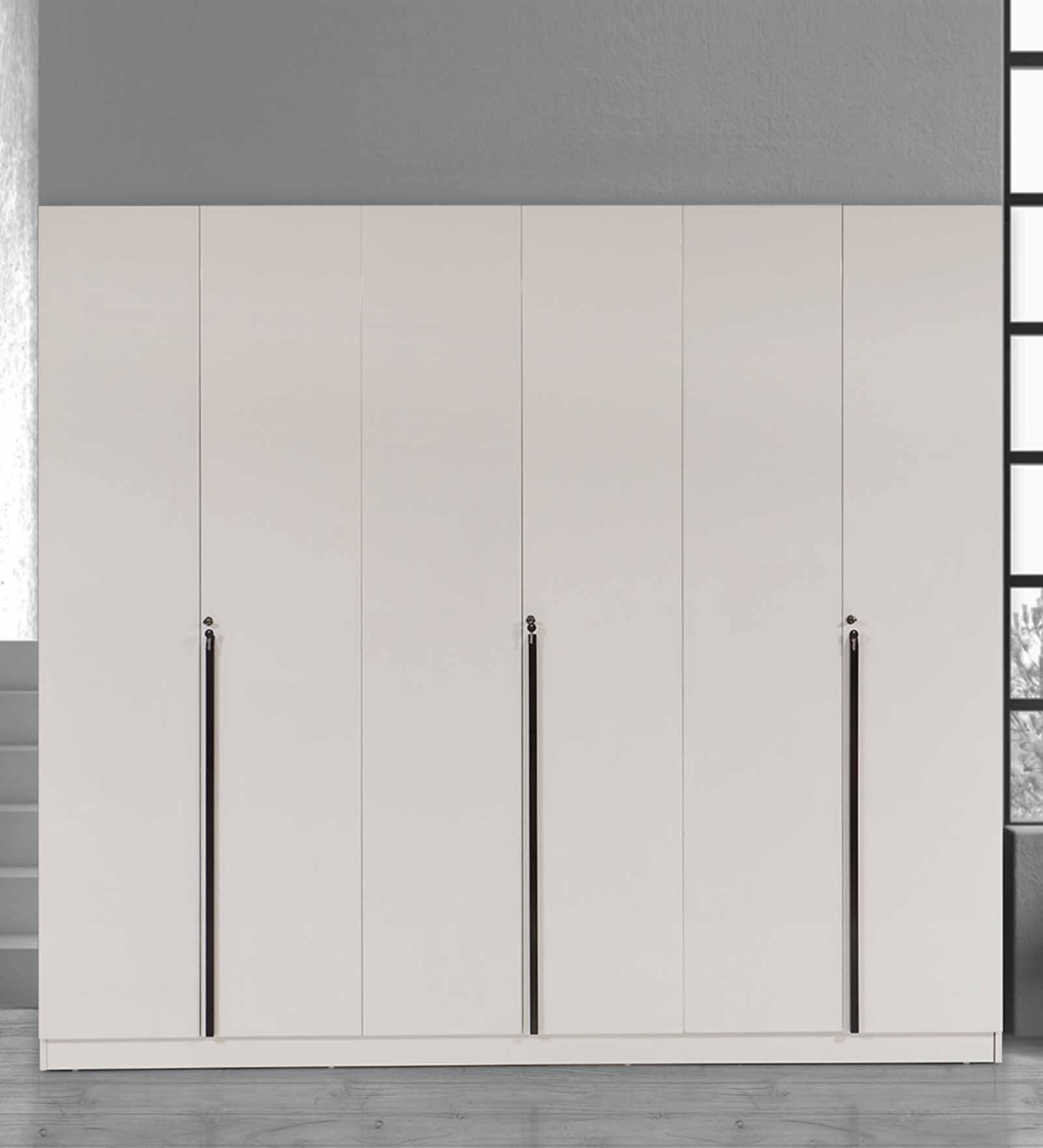 Archer 4+ Door Wardrobe in White Finish