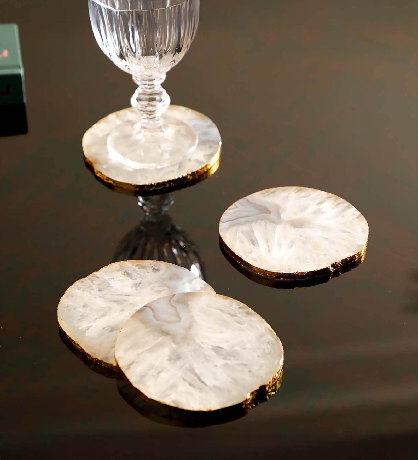 Arista Agate Coaster Set Of 4