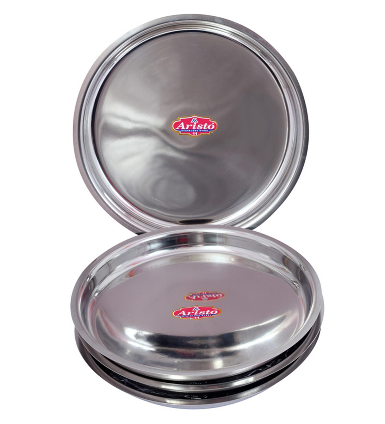 Aristo 23 CM Traditional Stainless Steel Dinner Plates