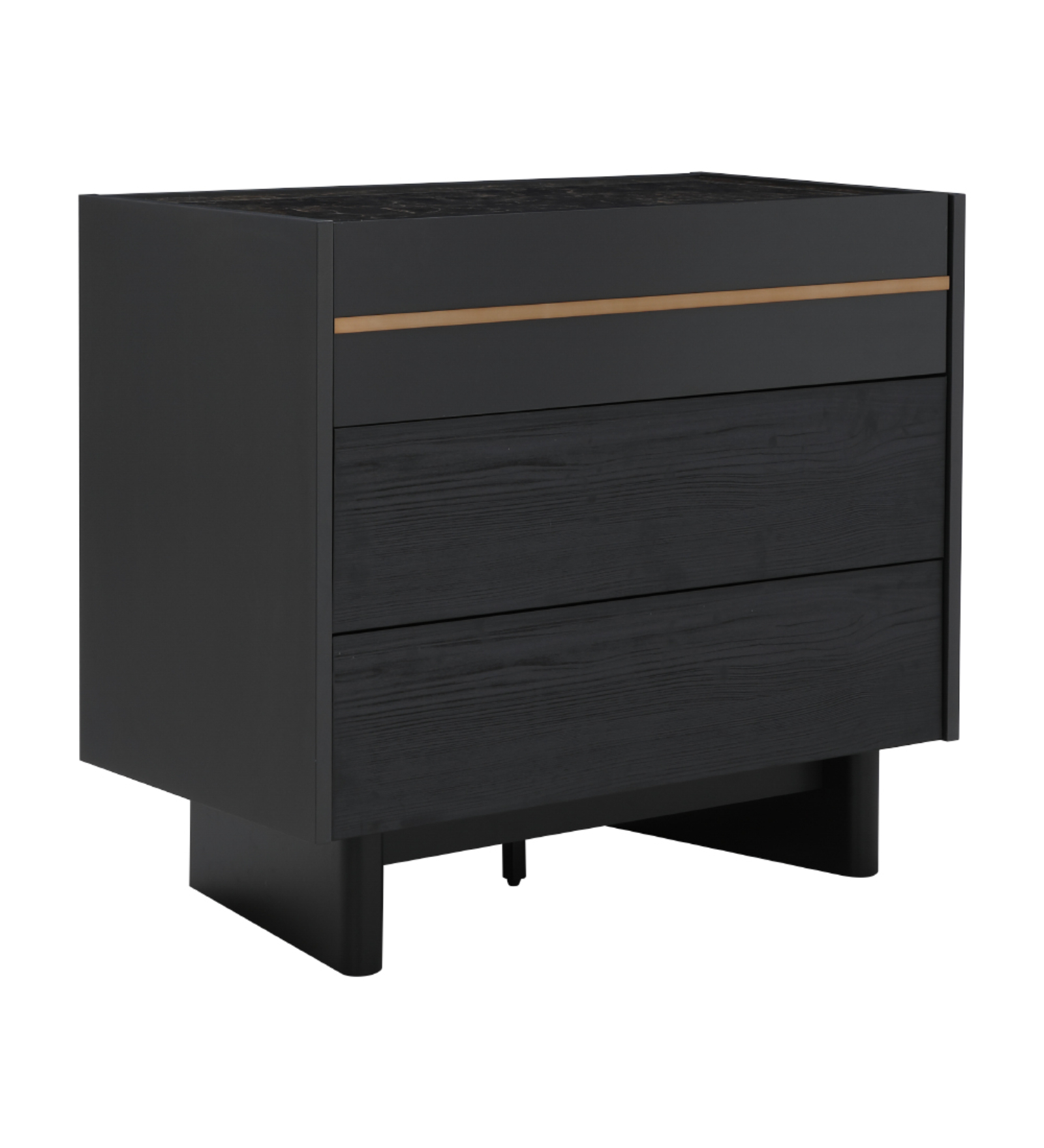 Aristo Chest Of Drawers In Black Colour