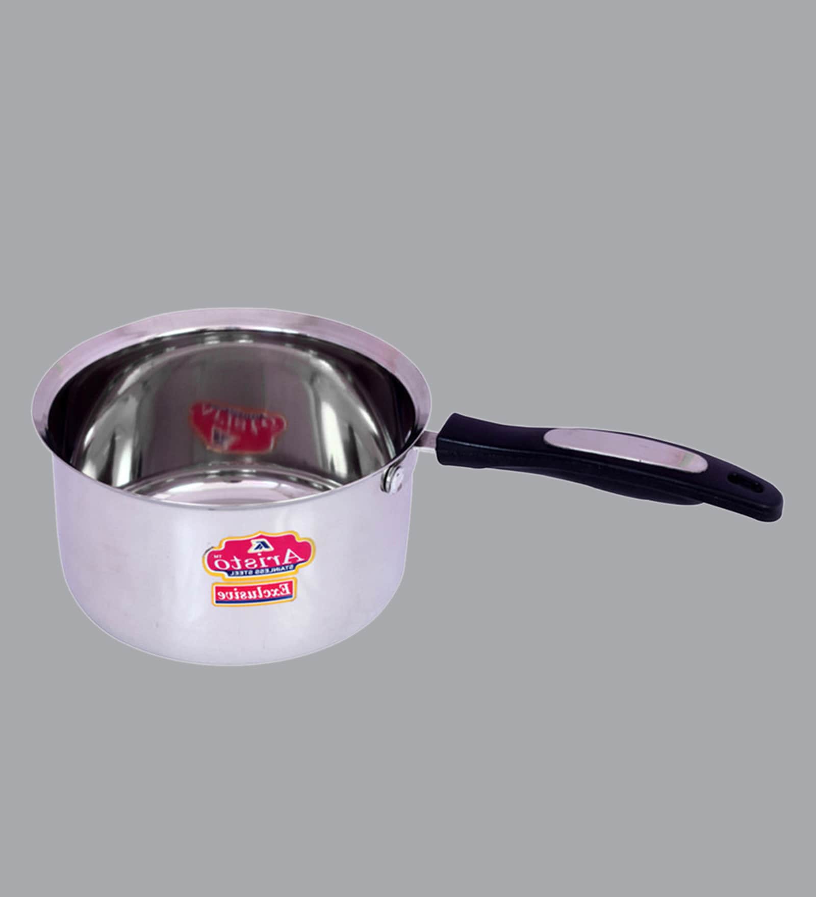 Flat Bottom Stainless Steel Sauce Pan- 1.65 Ltr
