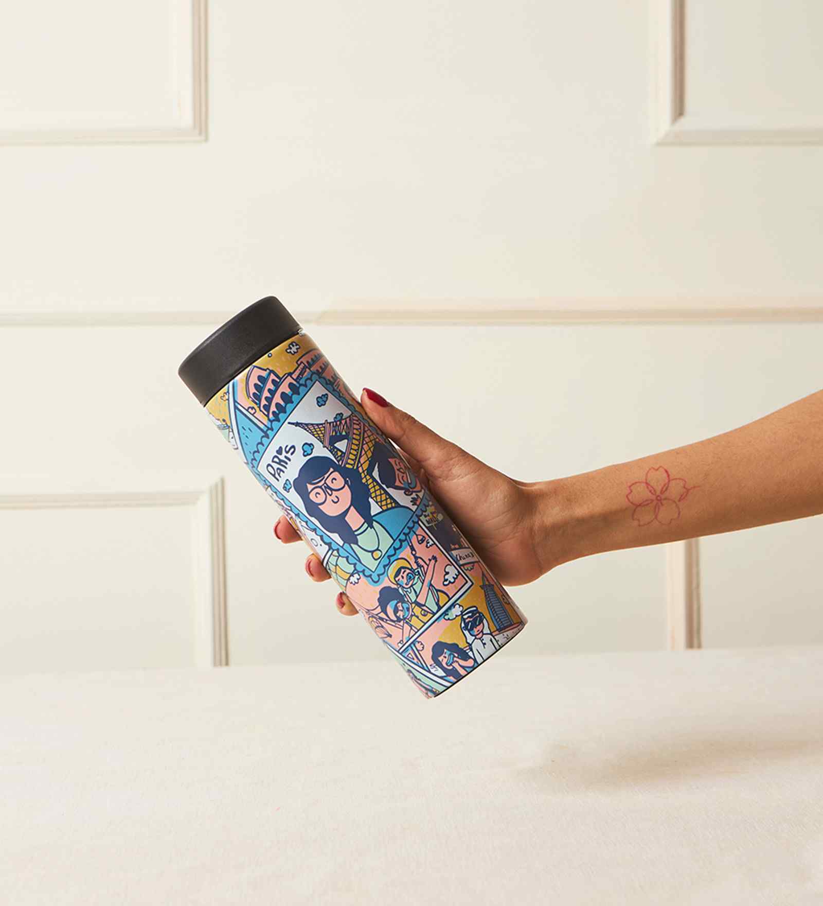 Around the World Thermos Bottle, 500ml