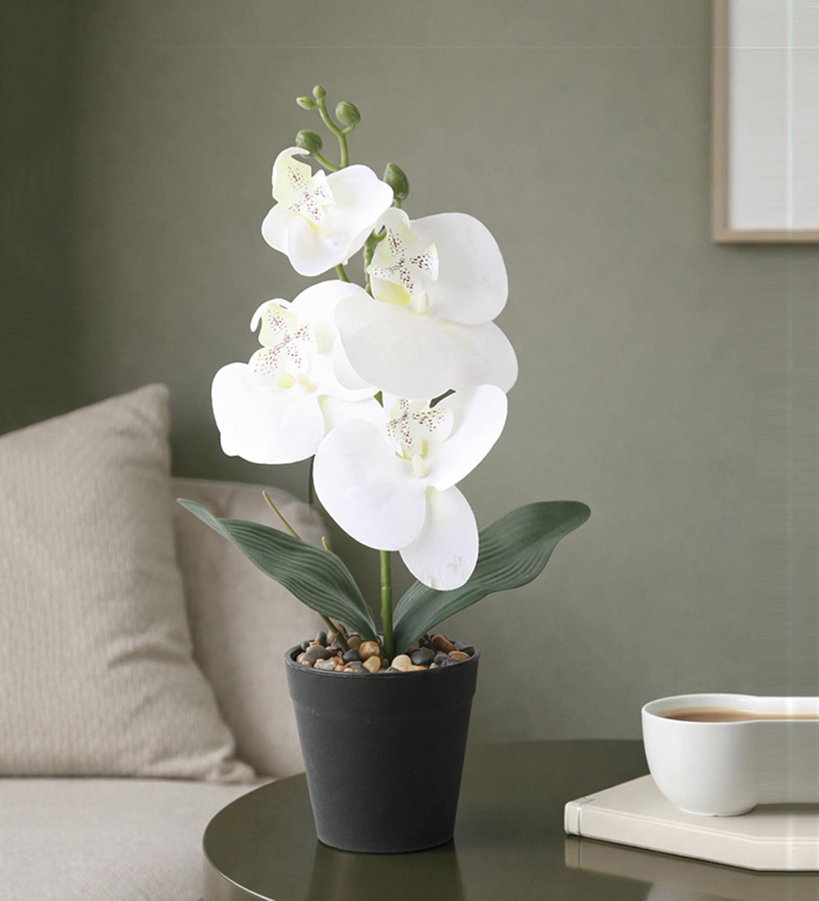 White Artificial Decorative Flower