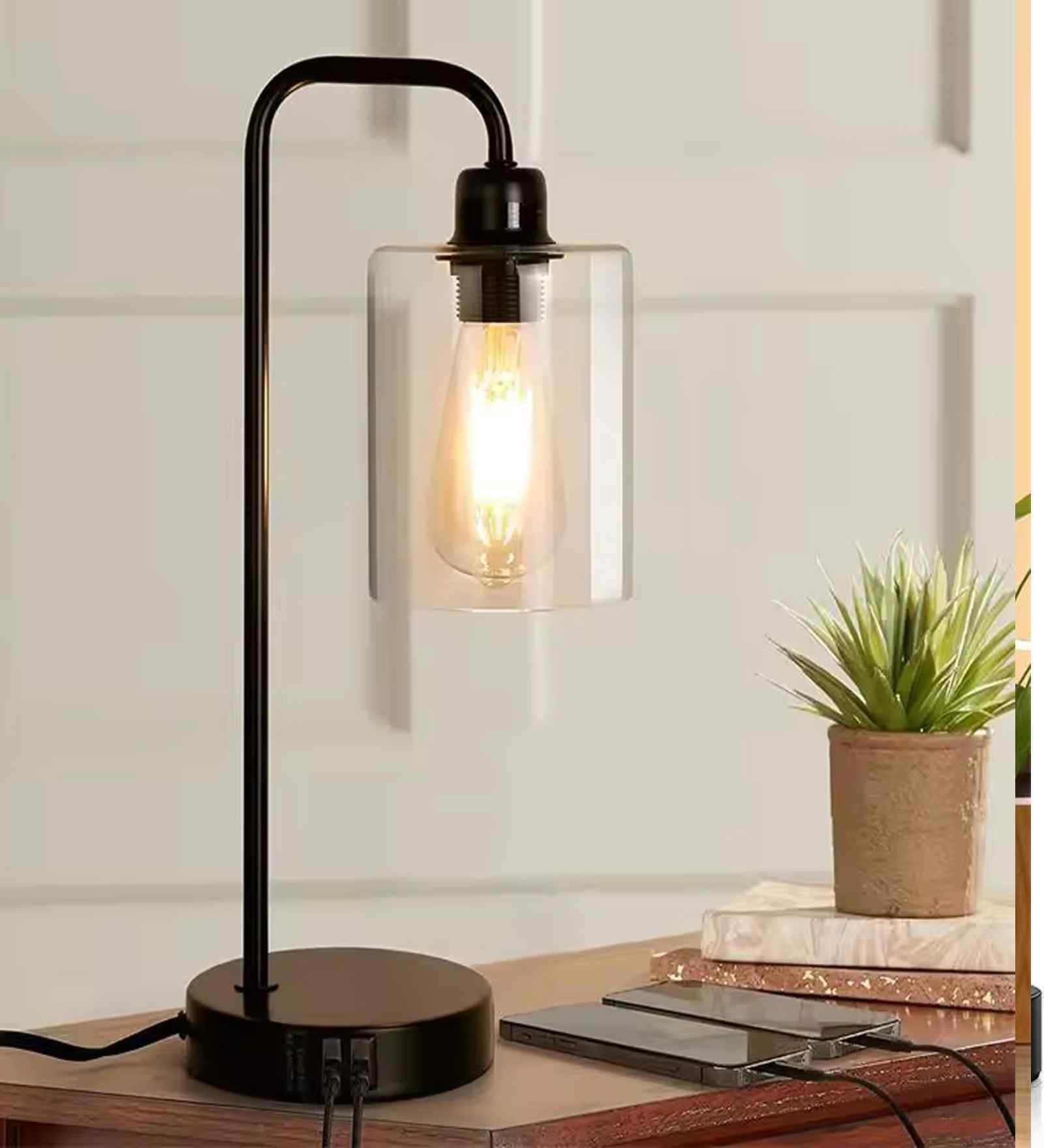 Black Antique Dimmable Metal Table Lamp Black Antique Dimmable Metal Table Lamp