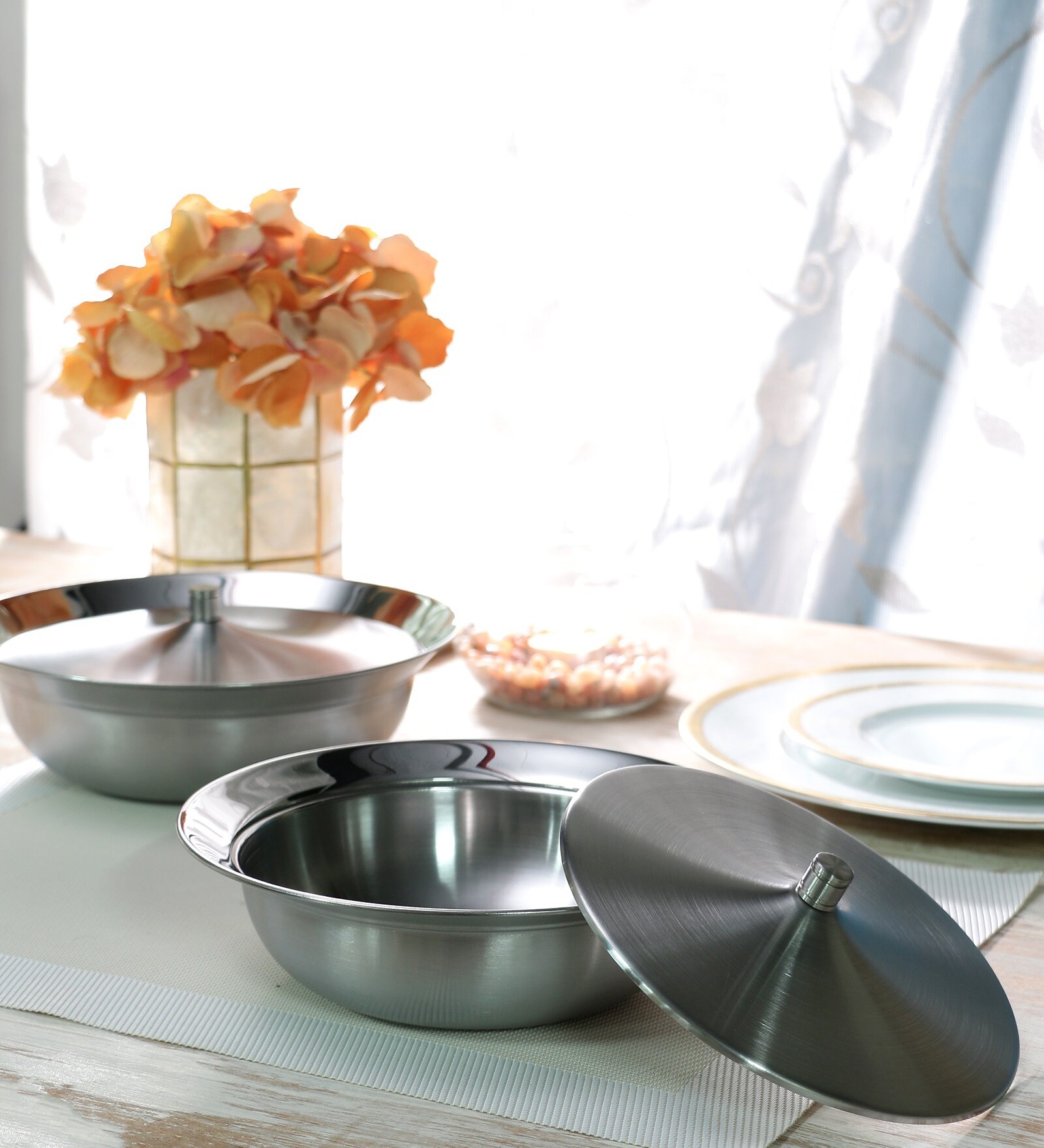 Buy Arttdinox Stainless Steel Serving Bowl Set Online Serving Bowls