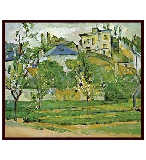 Buy Artjini Fruit Garden In Pontoise By Cezanne With Frame