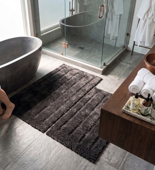 Arabic Coffee Microfiber 16x24 Inches Super Soft Bath Mat