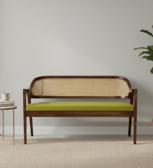 Arbor Teak Wood Settee In Brown Color