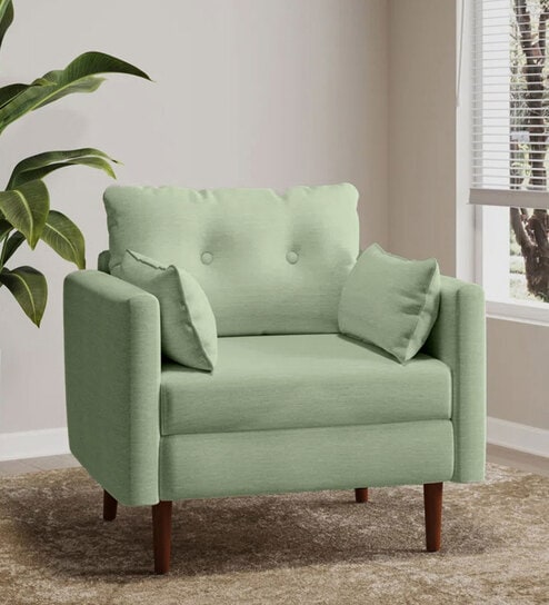 Light green arm chair sale