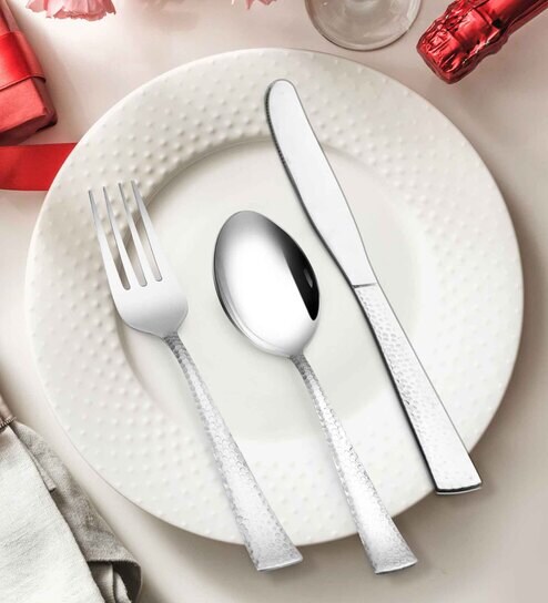 cheap spoon fork knife set restaurant