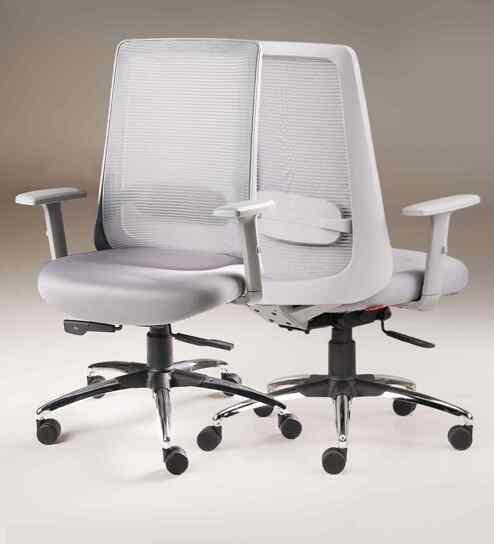 Aristo Ergonomic Chair In Grey Finish