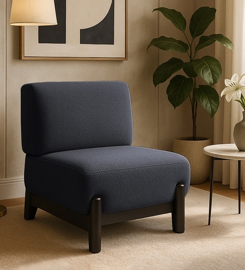 Arlo Sheesham Wood Chair In Grey Color