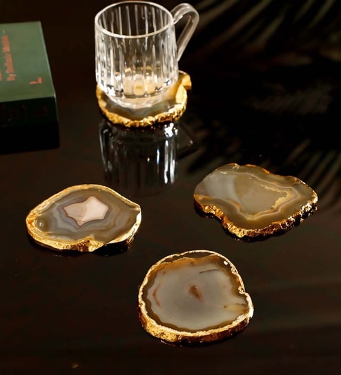 home4u Arria Agate Coaster Set Of 4-picture-17