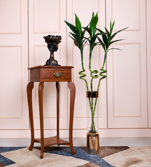 Green Fabric Artificial Spiral Bamboo Sticks