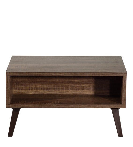 buy arata coffee table with storage slot in oak finish by