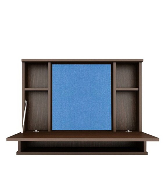 Buy Artist Wallmount Writing Table in African oak Finish by Hoffice