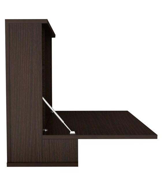 Buy Artist Wallmount Writing Table in African oak Finish by Hoffice