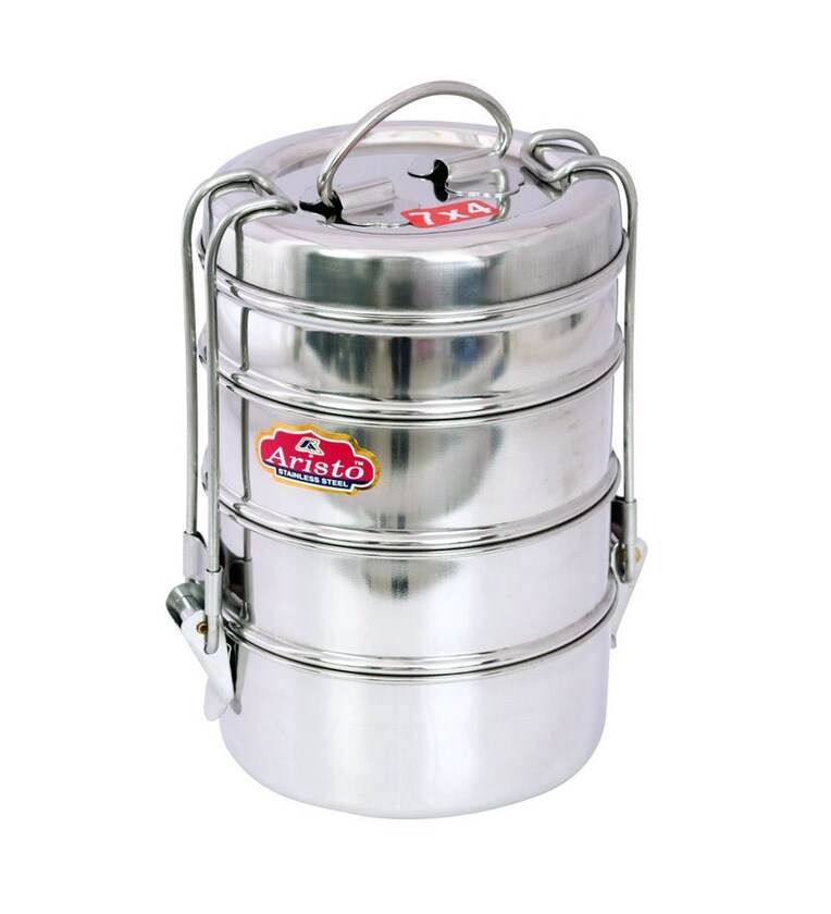 Buy Aristo Lunch Box 4 Stainless Steel Container Tiffin Set Online