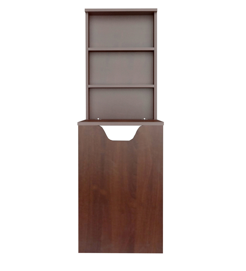 Buy Artist Wallmount Writing Table in Brazilian walnut Finish by