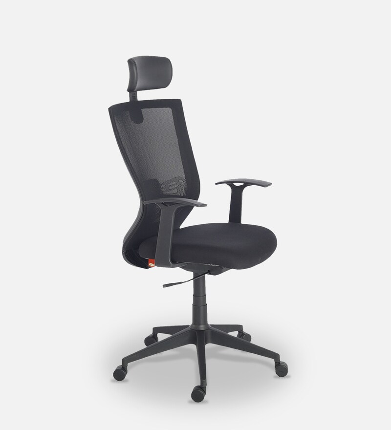 Buy Artline Standard High Back Ergonomic Chair in Black Colour by