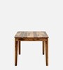Arabel Sheesham Wood 6 Seater Dining Set In Rustic Teak Finish