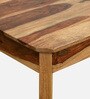 Arabel Sheesham Wood 6 Seater Dining Set In Rustic Teak Finish